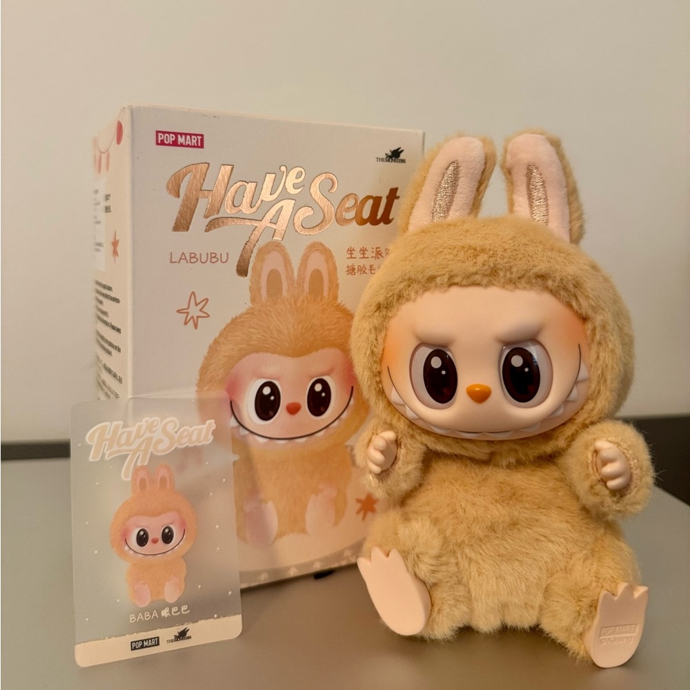 Restock-Popmart labubu have a seat set-Baba